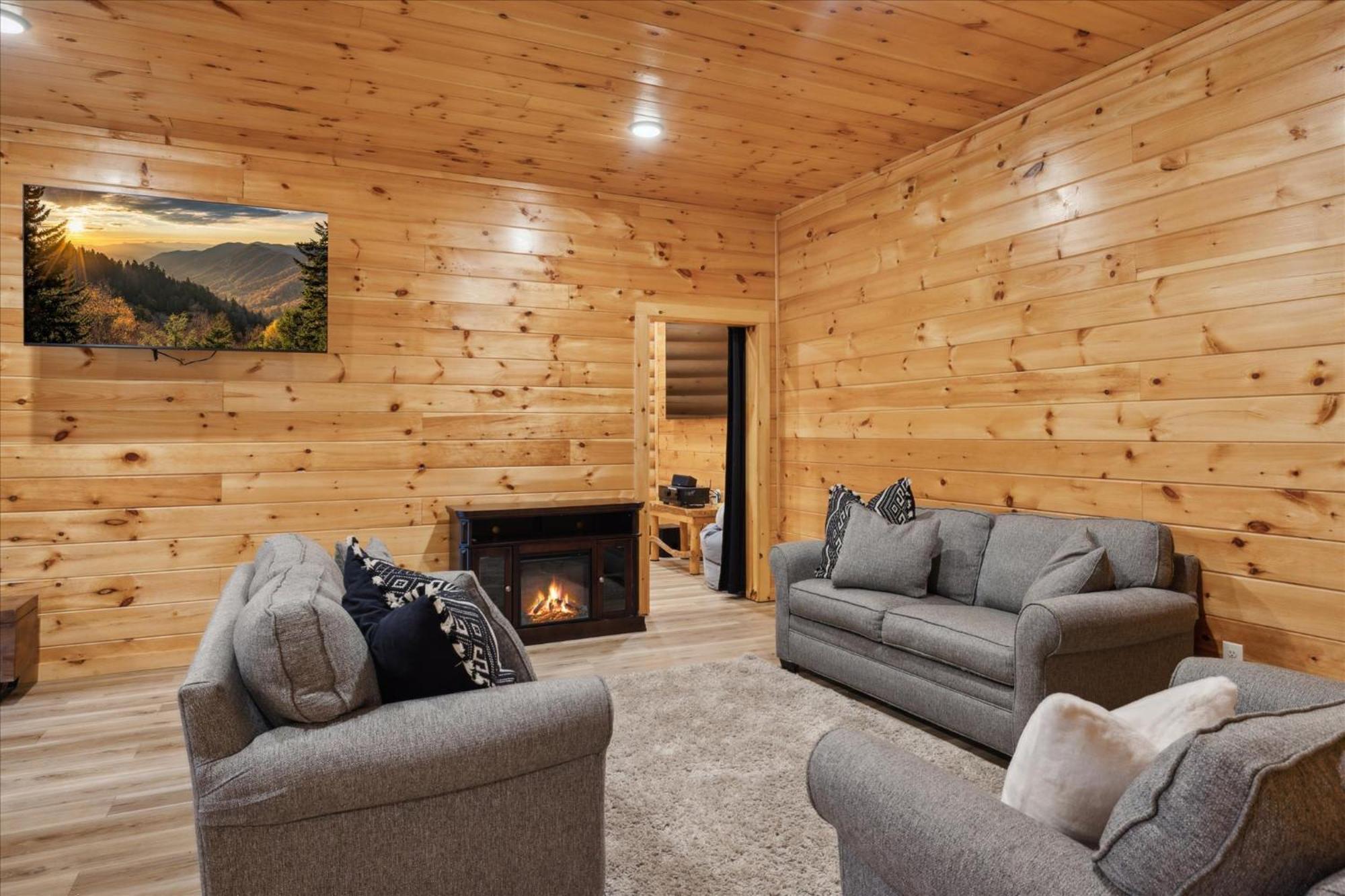 Hot Tub Fire Pit Game Room Theater Easy Access Sleeps 12 - Black Bear Lodge Pigeon Forge Exterior foto